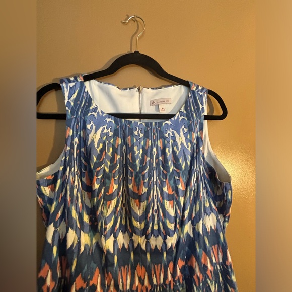 DB Sheath Lined Sleeveless Dress sz 16 - Picture 3 of 6